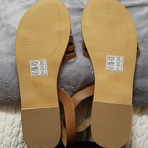 ASOS Flat Plaited Sandals Wide - Picture 3 of 3